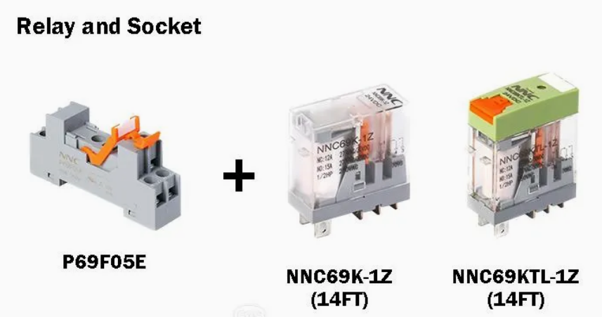 Socket Relay Relay Socket P69F05E عالي التحميل